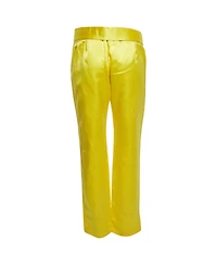 Pre-Owned Dolce & Gabbana Women's Satin Belted Trousers