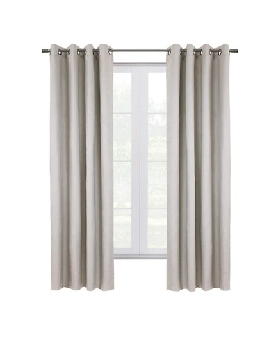 Thermaplus Shadow Blackout Uv Protection Grommet Curtain Panel for Windows