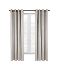 Thermaplus Shadow Blackout Uv Protection Grommet Curtain Panel for Windows