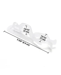 DELight 100 Pieces Christmas Light Clips All in One Plus C7 C9 Hangers for Gutters