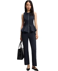 Boss by Hugo Women's Stretch Jersey Flared-Fit Pants