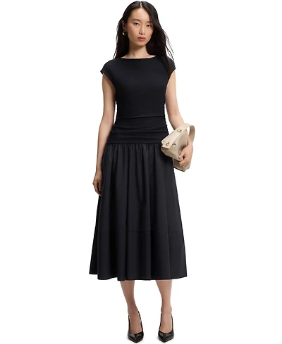 Boss by Hugo Women's Structured-Jersey Slim-Fit Dress