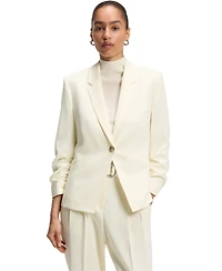 Boss by Hugo Women's Japanese Crepe Slim-Fit Blazer
