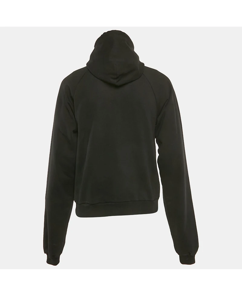 Pre-Owned Balenciaga Women's Logo Print Cotton Hoodie