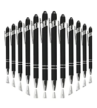 Gnuadz Ballpoint Pen Stylus Soft Touch Metal Click 12 Pens