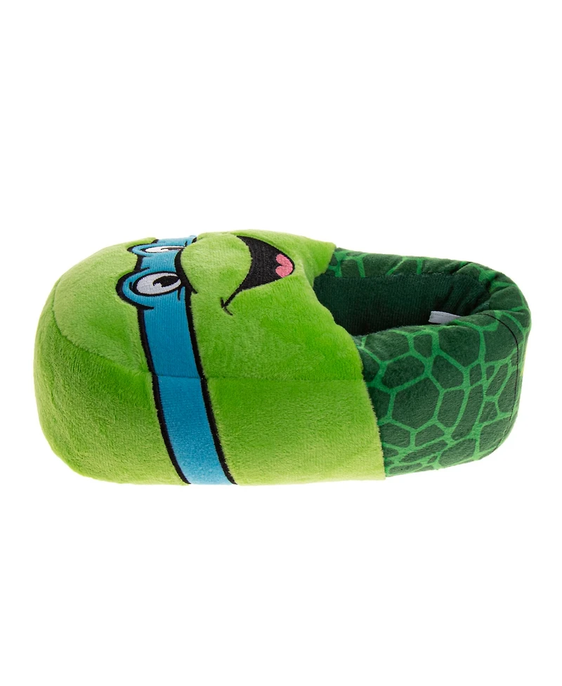Nickelodeon Teenage Mutant Ninja Turtles Boys' Slippers Soft, Cozy, and Fun SlipOns (Toddlers Sizes 5-12 / Big Kids Sizes 13-5)