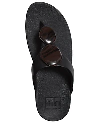 FitFlop Women's Lulu Marbled-Stone Wedge Sandals