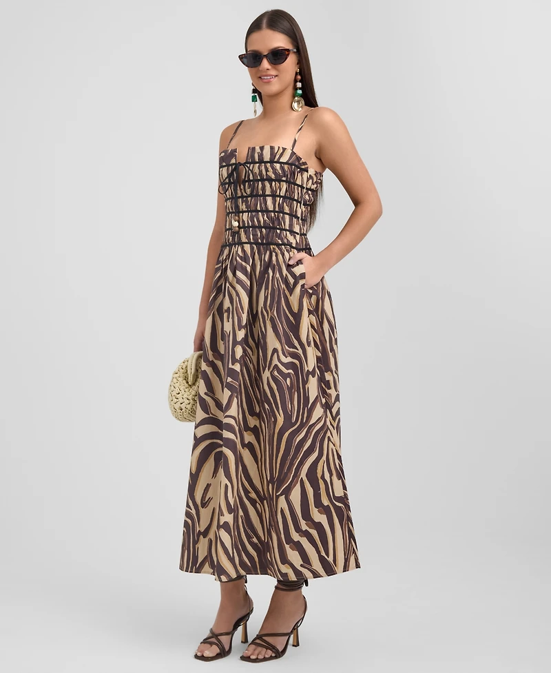 Rachel Roy Women's Square Neck Maxi Dress