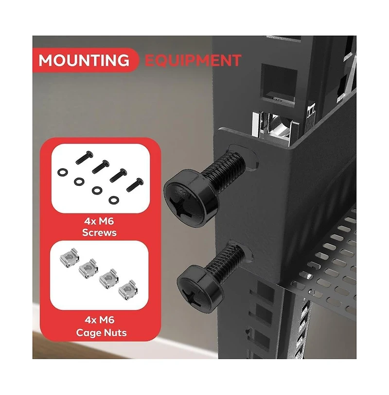 Pyle 1U Universal Server Rack Shelf Mount Tray