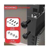 Pyle 1U Universal Server Rack Shelf Mount Tray