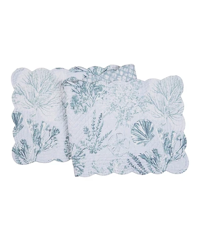 C&F Home Cerulean Breeze Coastal Marine Print Quilted Table Runner 14" x 51