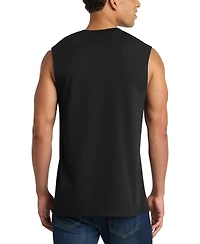 La Pop Art Men's Musical Notes Heart Graphic Tank Top