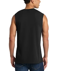 La Pop Art Men's Shark Typography Graphic Tank Top