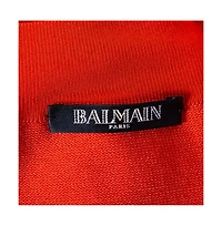 Pre-Owned Balmain Women's Knit Ruffled Midi Skirt