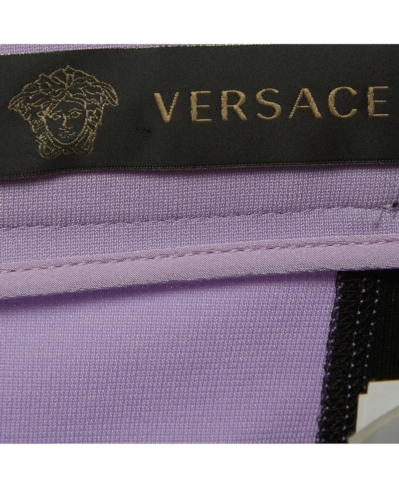 Pre-Owned Versace Women's Multicolour Jersey Pencil Skirt