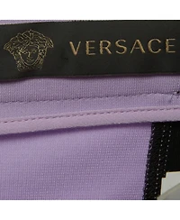 Pre-Owned Versace Women's Multicolour Jersey Pencil Skirt