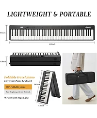 gaomon 88-Key Full Size Portable Folding Keyboard