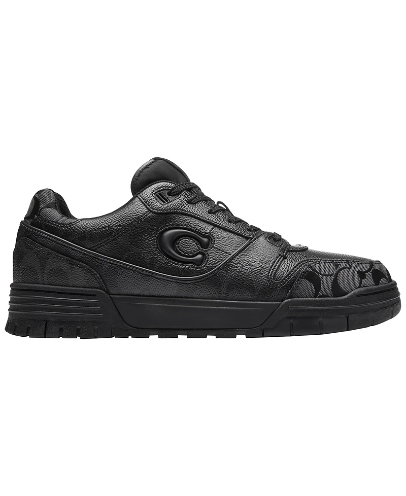 Coach Men's Signature Coated Canvas Lace-Up Shoes