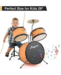 gaomon 3-Piece Kids Acoustic Drum Set