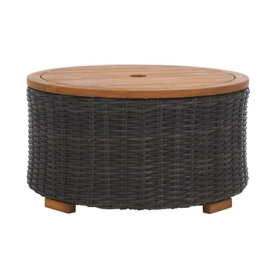 Safavieh Anguilla Wicker Outdoor Coffee Table
