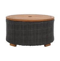 Safavieh Anguilla Wicker Outdoor Coffee Table