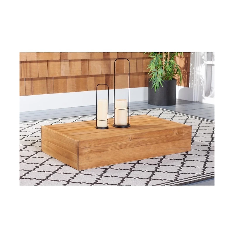 Safavieh Kauai Brazil Teak Outdoor Coffee Table