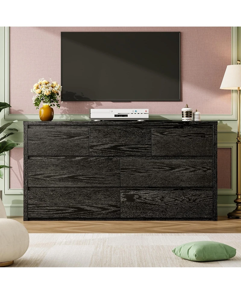 homfan Modern 7 Drawer Dresser for Bedroom