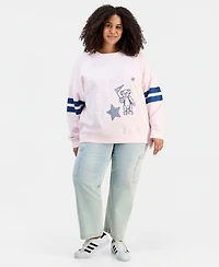 Rebel Veil Trendy Plus Fleece Crewneck Sweatshirt