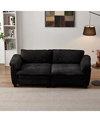 Streamdale Furniture Living Room Furniture Luxury Couch with Soft Chenille Upholstered Sofa