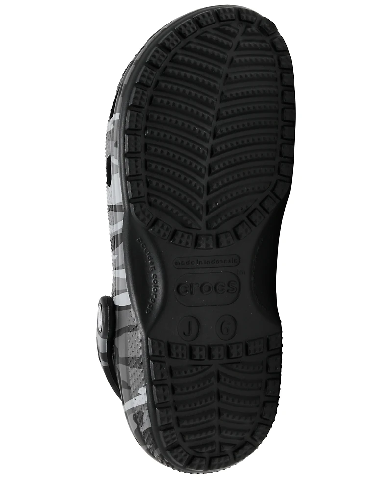 Crocs Big Kids' Camo Classic Clogs from Finish Line