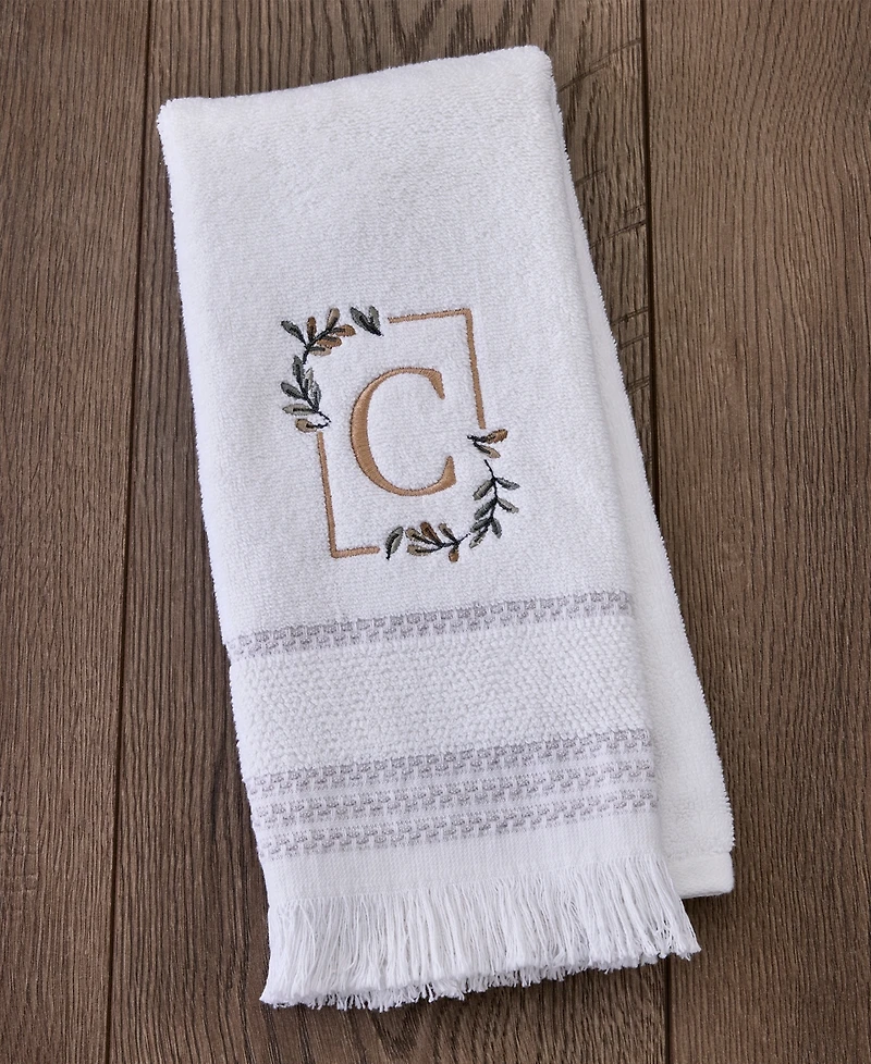 Skl Home Everyday Monogram 2-Pc. Hand Towel Set