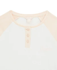 Guess Girls' 7-16 Slim-Fit Raglan Long-Sleeve T-Shirt