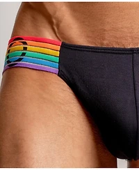 Rounderbum Men's Waveform Pride Padded Bikini