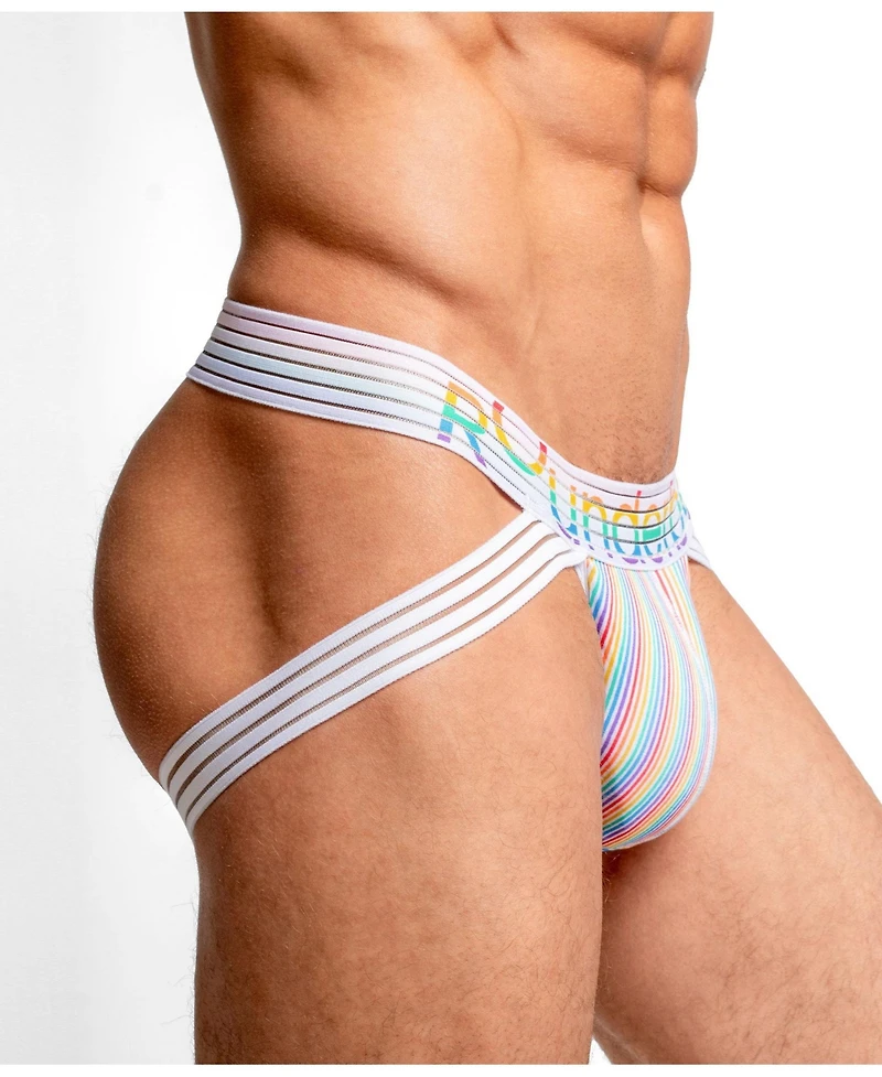 Rounderbum Men's Waveform Pride Lift Jockstrap