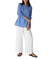 Eileen Fisher Women's Cotton Striped Long-Sleeve Shirt