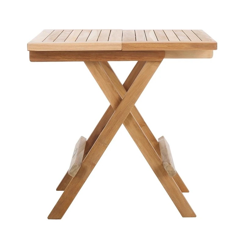 Safavieh Saba Teak Folding Square Outdoor Table