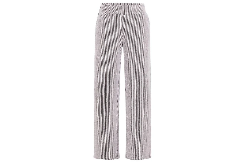 Olsen Women's Anna Fit Wide Leg Seersucker Pant