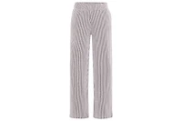 Olsen Women's Anna Fit Wide Leg Seersucker Pant