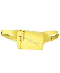 Pre-Owned Loewe Yellow Calfskin Mini Puzzle Edge Bumbag