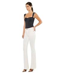 KanCan Essential Women's Vanilla High Rise Bootcut Jeans