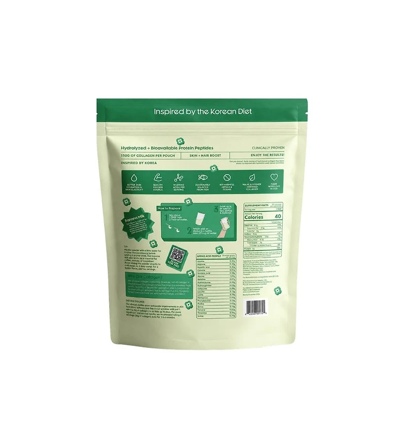 Crushed Tonic Banana Milk Collagen