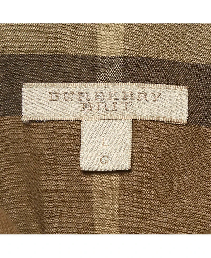 Pre-Owned Burberry Women's Nova Check Cotton Shirt