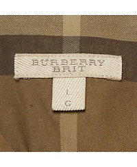 Pre-Owned Burberry Women's Nova Check Cotton Shirt