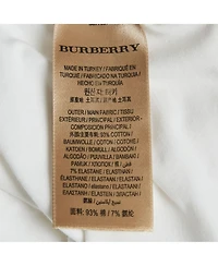 Pre-Owned Burberry Women's Nova Check Jersey Scoop Neck Top
