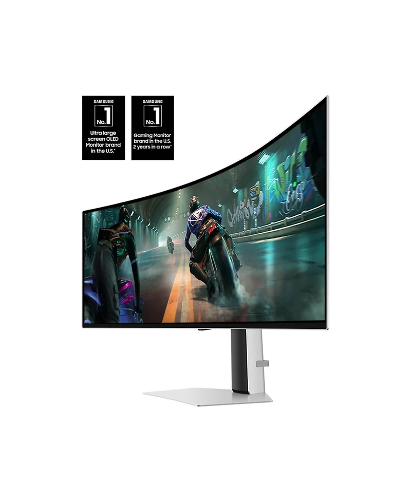Samsung 49-in Odyssey Qd-oled G9 (G91SD) Dual Qhd Curved Gaming Computer Monitor