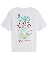 Scotch & Soda Men's Center Front Artwork Short-Sleeve T-Shirt