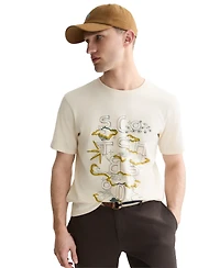 Scotch & Soda Men's Front Artwork Regular-Fit T-Shirt