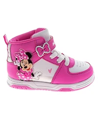Disney Little Girls (6-12) Minnie Mouse High-Top Sneakers