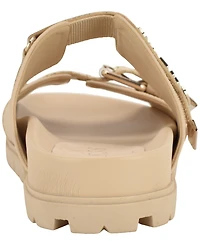 Guess Women's Faxona Branded Slip-On Footbed Sandals