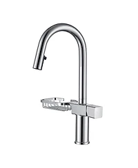 Phying High Arc Pull Down Kitchen Faucet Modern Single Hole Stainless Steel Sink Faucet for Home Kitchen Bathroom